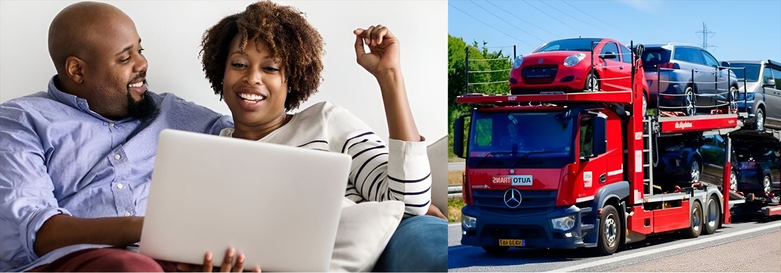 You can track your car(s) in real time till it arrives at your door